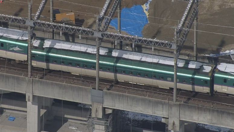 Recovery work continues after Tohoku bullet train derailment