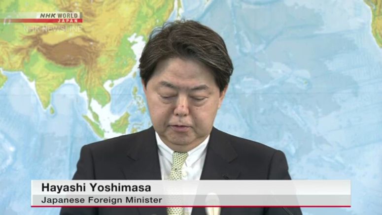 Japan foreign minister in Poland to aid Ukrainian evacuees