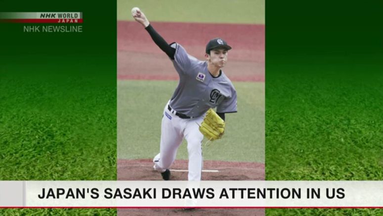 Japanese pro pitcher Sasaki Roki hurls 8 perfect innings