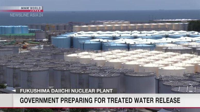1 year since govt. decided to release treated water from Fukushima Daiichi plant