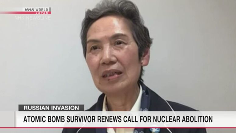Hibakusha renews call for nuclear abolition