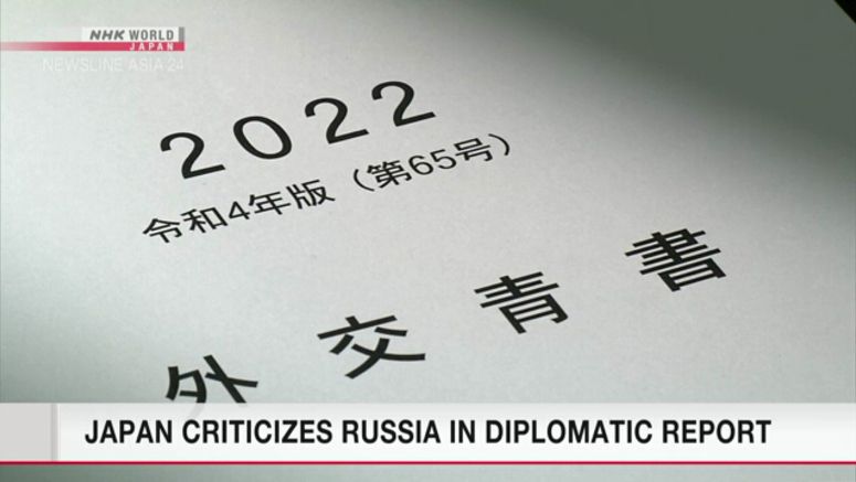 Diplomatic Bluebook: Russia 'illegally occupies' Japan's Northern Territories