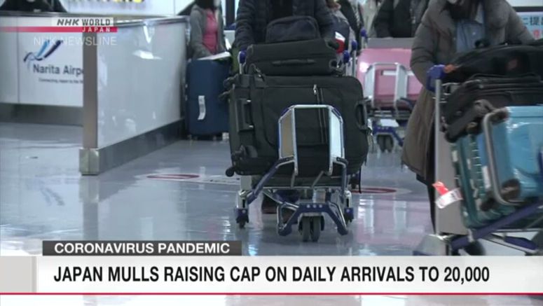 Govt. mulling raising cap on daily arrivals to 20,000