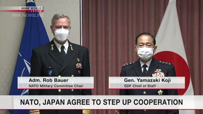 Japan and NATO agree to step up cooperation