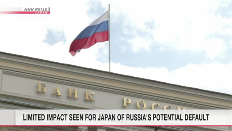Limited impact seen for Japan of Russia's potential default