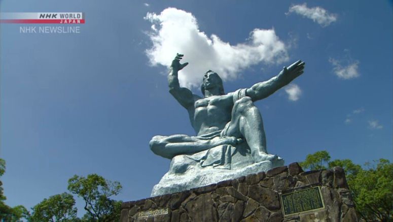 German foreign minister visits Nagasaki