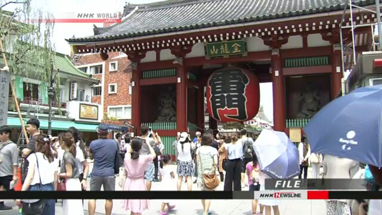 Foreign tourists visiting Japan remain low despite entry easing