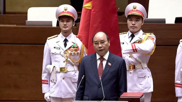 Vietnamese President Phuc attends Abe's state funeral