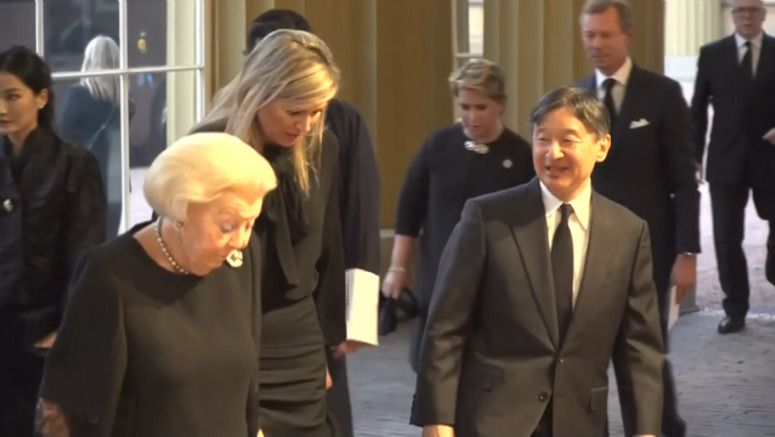 Japan's Emperor attends reception hosted by King Charles
