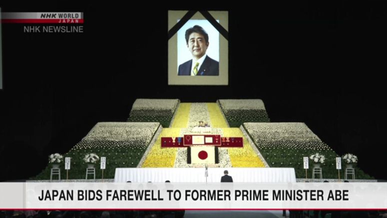 Japan's former Prime Minister Abe's state funeral held