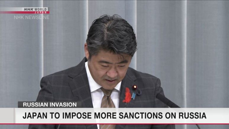 Japan's Cabinet decides to impose more sanctions on Russia