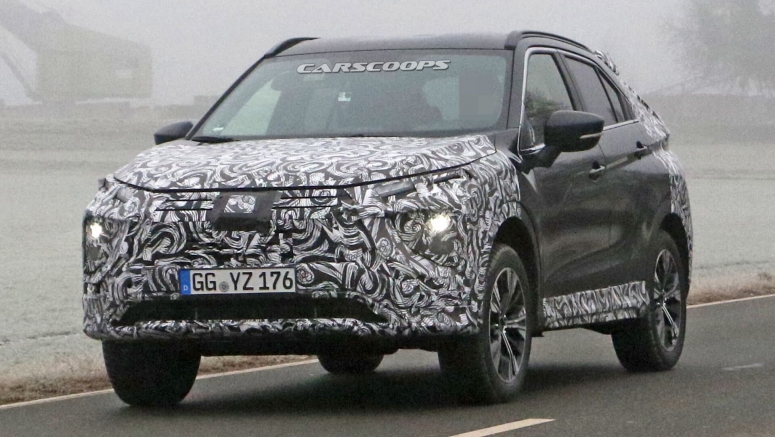 2021 Mitsubishi Eclipse Cross Makes Spy Debut With Updated Styling