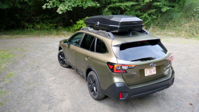 2020 Subaru Outback Roof Rack Driveway Test
