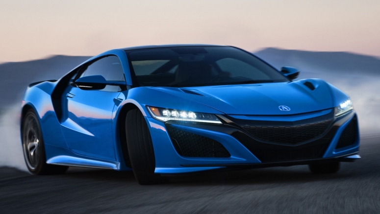 Acura NSX Drifts Into 2021 With Heritage-Inspired Long Beach Blue Pearl Paint Job