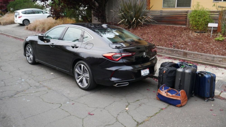 2021 Acura TLX Luggage Test | How much fits in the trunk?