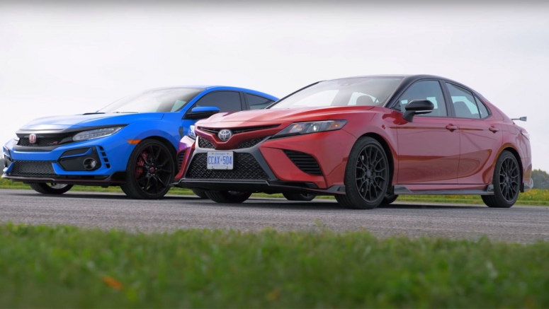 Toyota Camry TRD And Honda Accord Try To Take Down The Civic Type R