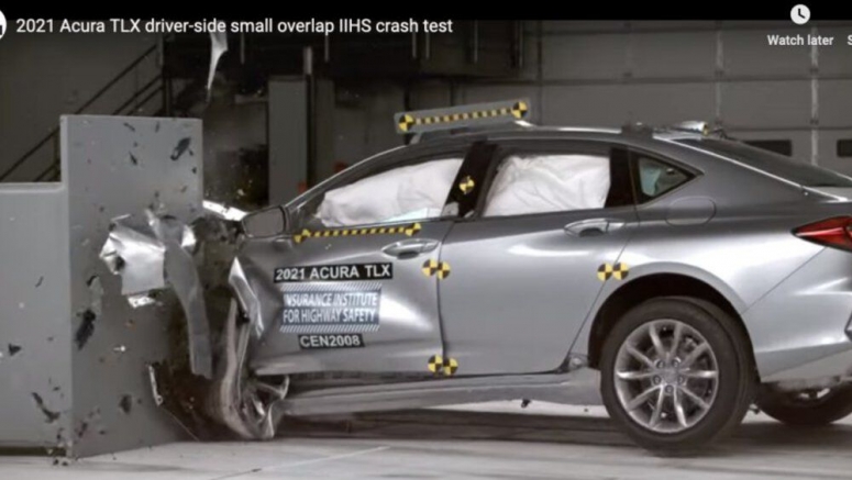2021 Acura TLX achieves IIHS Top Safety Pick Plus score