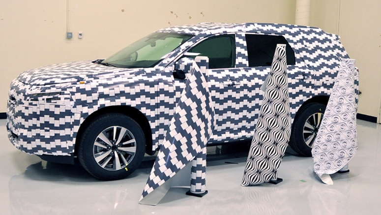 Nissan Has Used Over 2 Miles Of Camouflage To Disguise Their Vehicles In The Past Year
