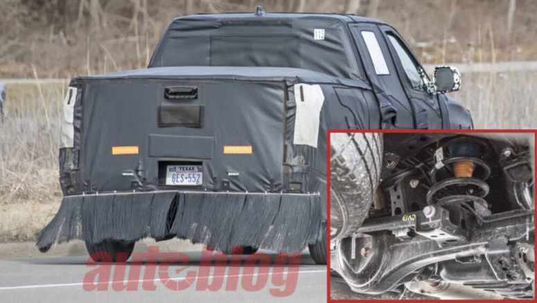 Next-generation Tundra caught testing with coil springs in new spy photos