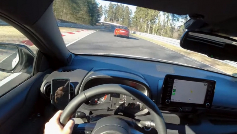 Watch A Toyota GR Yaris Chase A BMW M2 Competition On The ‘Ring With Ease
