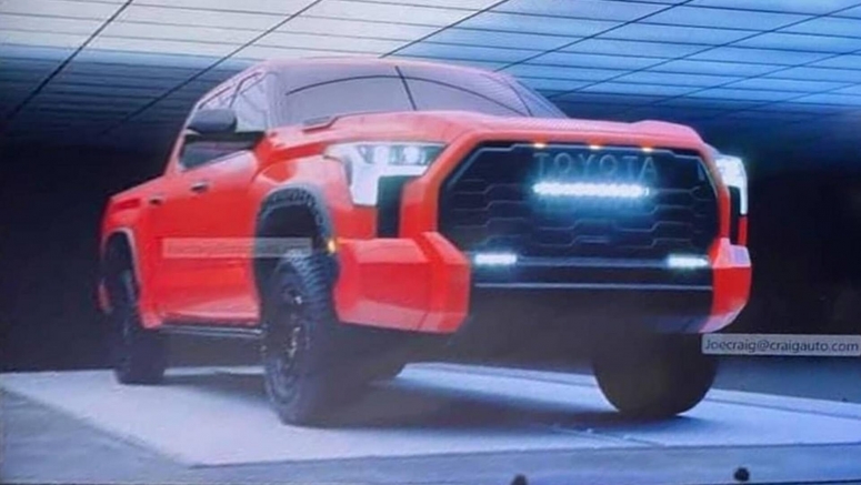 2022 Toyota Tundra leaked, shows off muscular front end