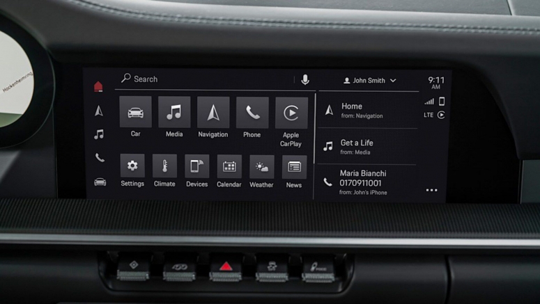 Porsche adds Android Auto, wireless CarPlay,