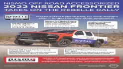 Nissan Enters Rebelle Rally With 2022 Frontier Inspired By 1980s Nissan Hardbody Off-Roading Champ