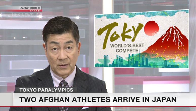 2 Afghan athletes arrive in Japan for Paralympics