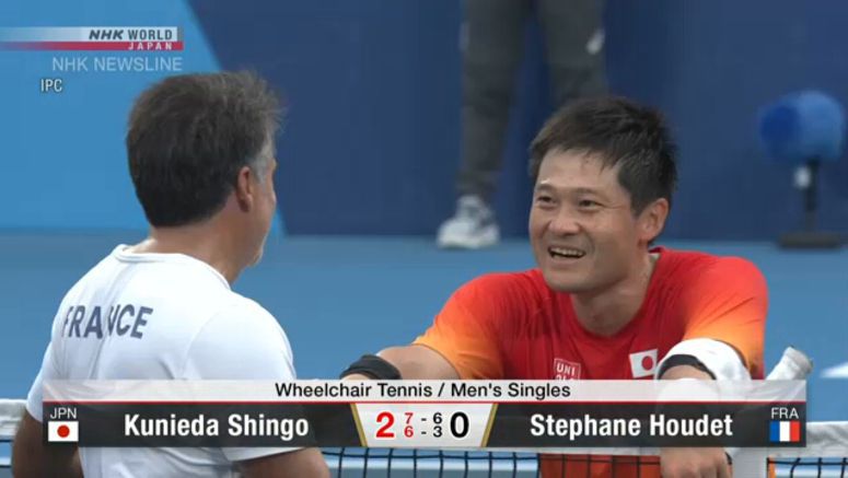 Kunieda into wheelchair tennis semis