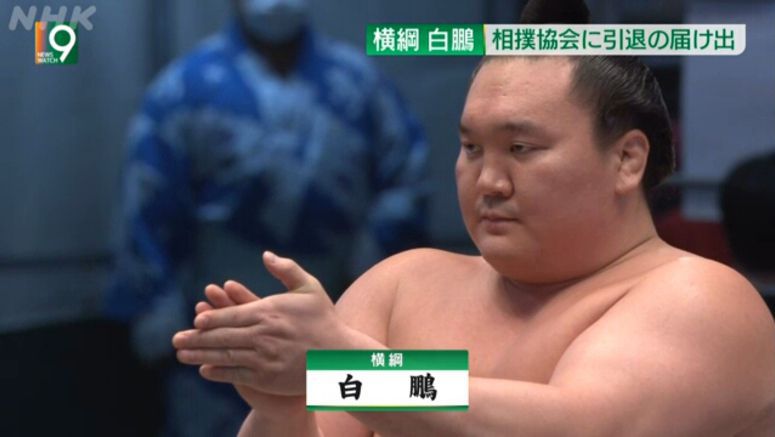 Sumo Yokozuna Hakuho submits retirement notice