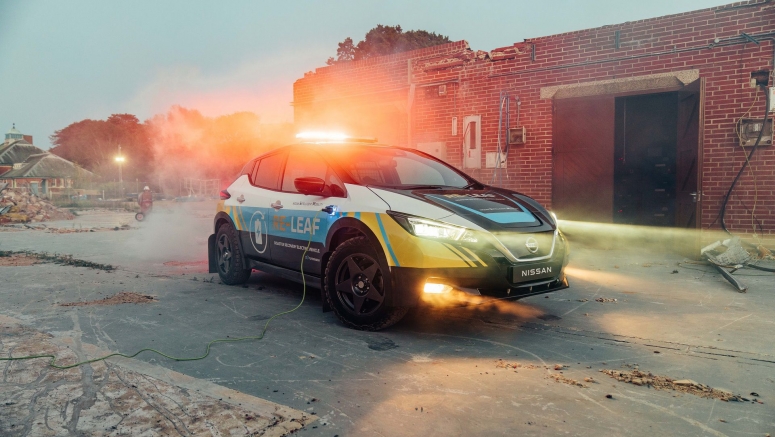 2020 Nissan Re-Leaf emergency response concept unveiled