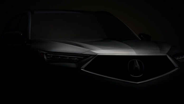 Production 2022 Acura MDX teased ahead of official debut