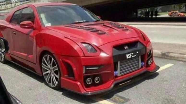 This Poorly Executed Nissan GT-R Replica Won't Fool Anyone