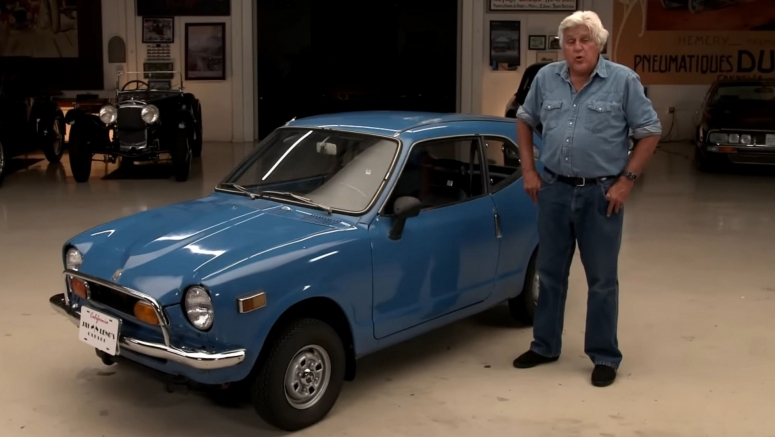 Watch Jay Leno Troubleshoot A Problem While Driving A 1970/71 Honda Z600